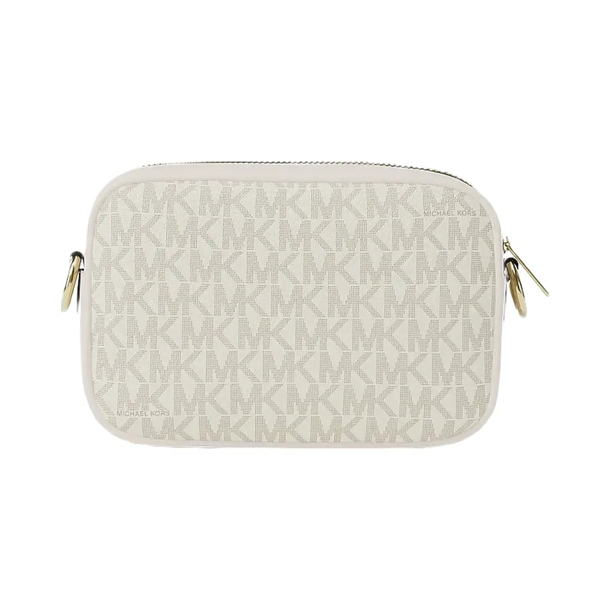 Michael Kors Jet Set Small Signature Logo Camera Crossbody Bag Lt Crm Multi