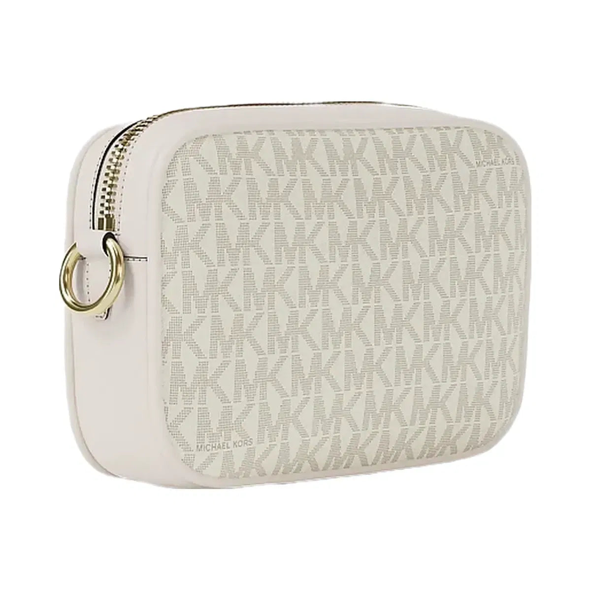 Michael Kors Jet Set Small Signature Logo Camera Crossbody Bag Lt Crm Multi