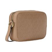 Michael Kors Jet Set Small Signature Logo Camera Crossbody Bag Camel
