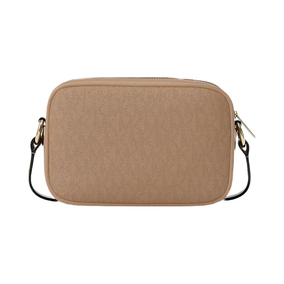 Michael Kors Jet Set Small Signature Logo Camera Crossbody Bag Camel