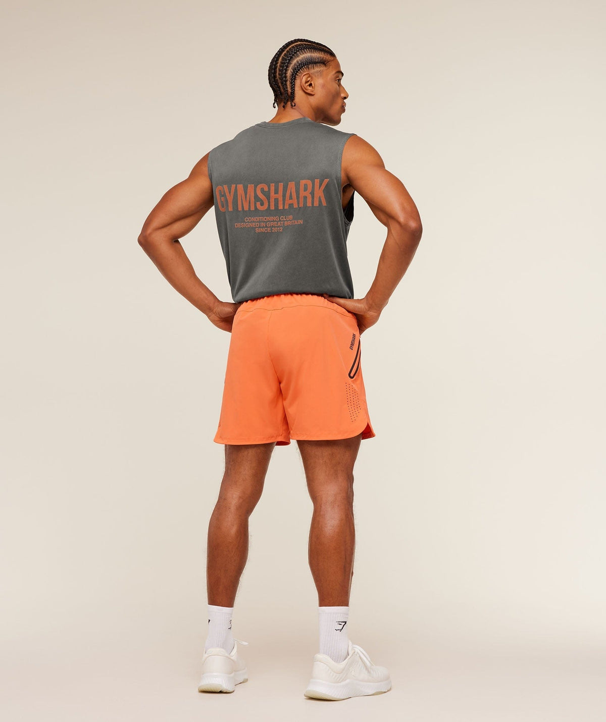 Gymshark Sport Hybrid 6" Shorts Dayglow Peach