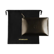 Hourglass Vegan Leather Makeup Clutch - Bronze