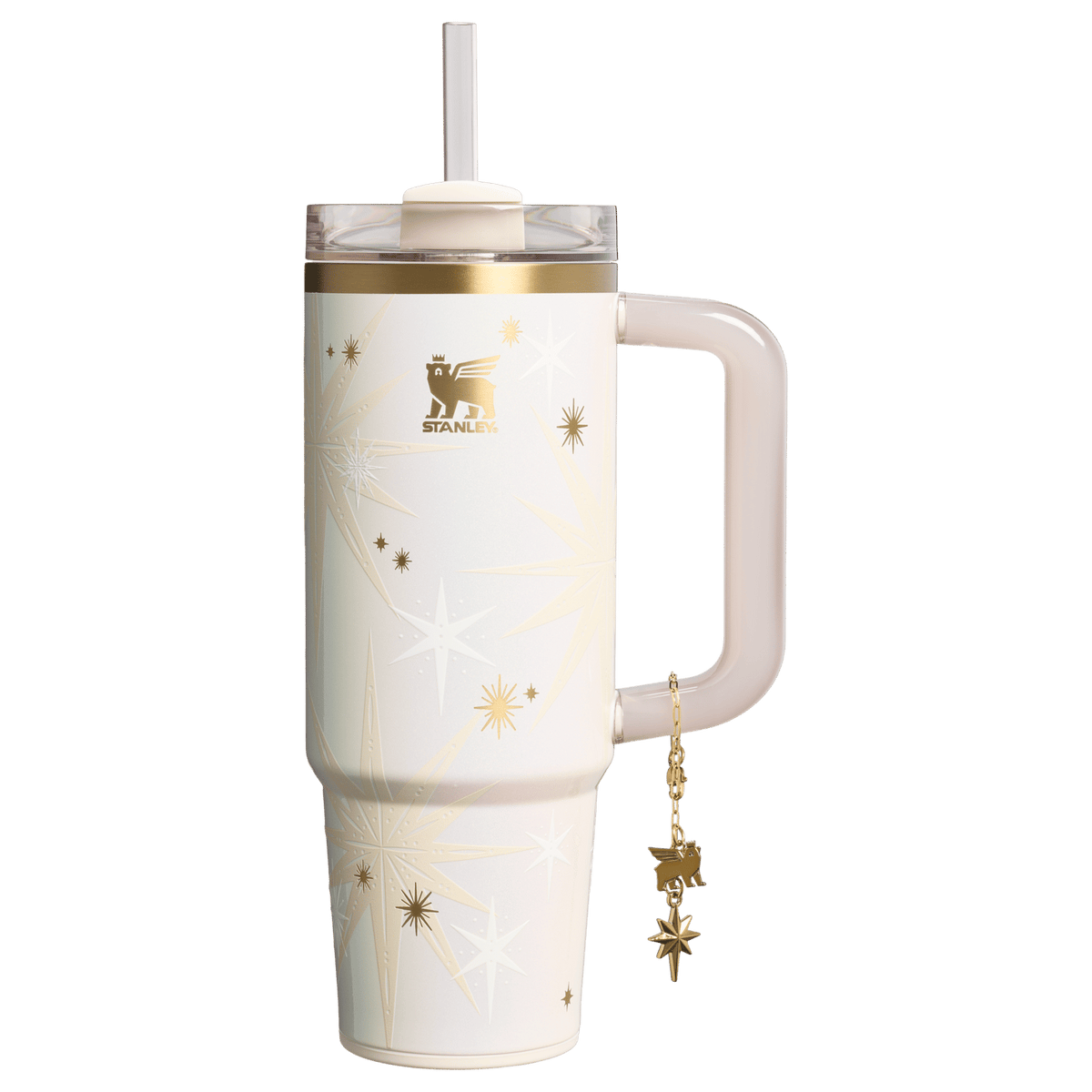 Stanley The Quencher Luxe H2.0 FlowState Tumbler | 30 OZ Starlight Shimmer