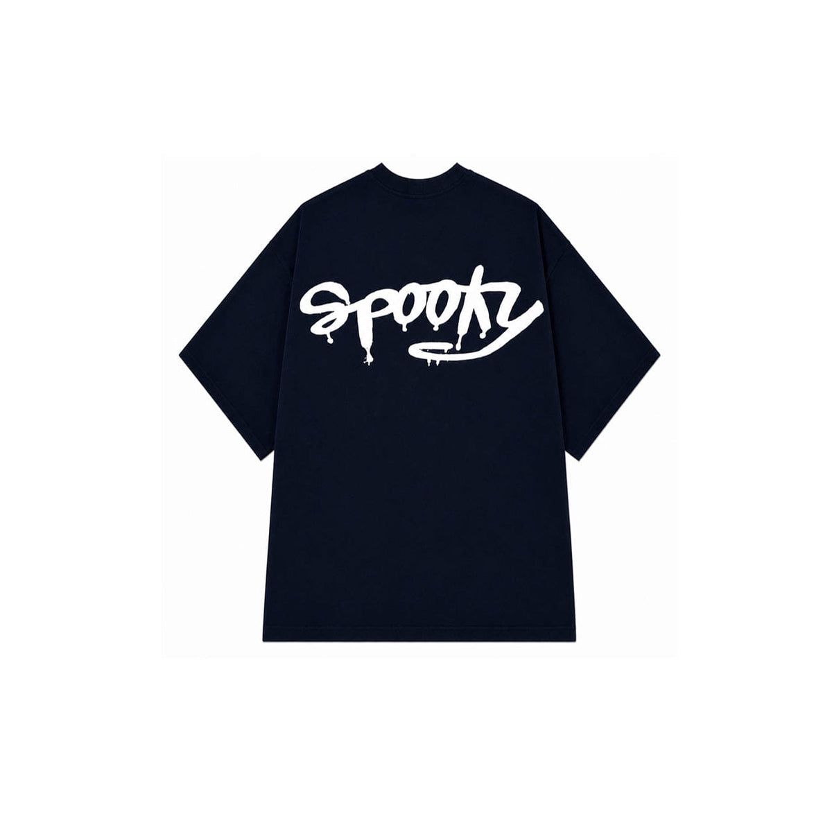 MIDNIGHT SPOOKY NAVY MEN’S OVERSIZED T-SHIRT