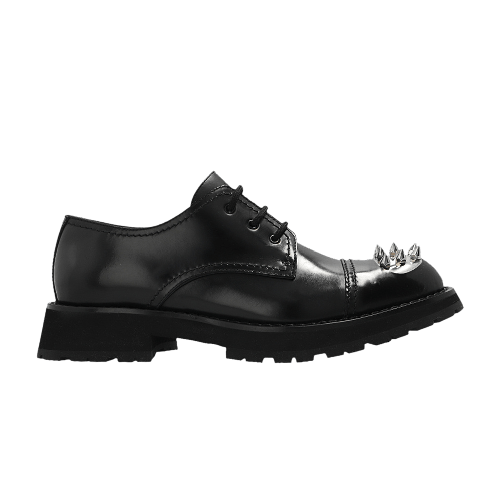 Alexander McQueen Punk Stud Derby Black