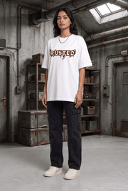 GRENADE WHITE WOMEN’S OVERSIZED T-SHIRT