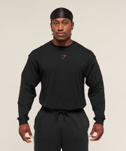 Gymshark Power Long Sleeve T-Shirt Charcoal Core Marl