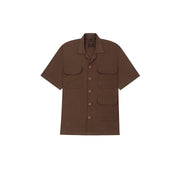 UTILITY BROWN MEN'S SHIRT