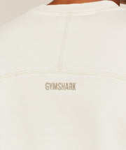 Gymshark Re-Rack Crew Neck Pullover Gs Soft White