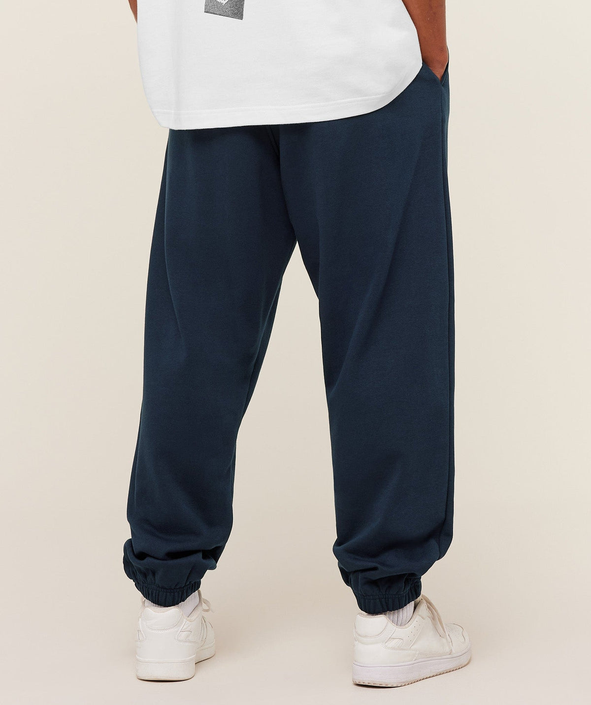 Gymshark Crest Oversized Joggers Gs Navy