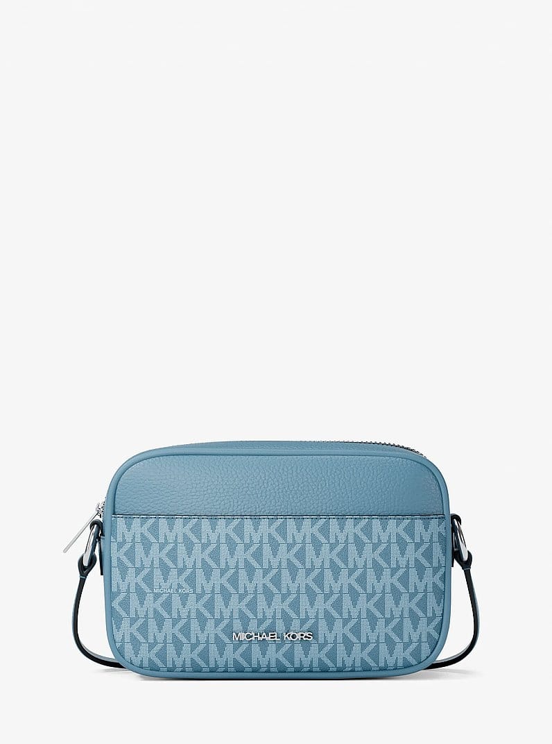 Jet Set Travel Small Signature Logo Camera Crossbody Bag