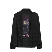 Layered Shirt in Black