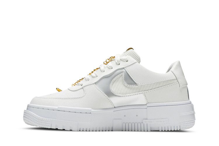 Wmns Air Force 1 Pixel 'White Gold Chain'