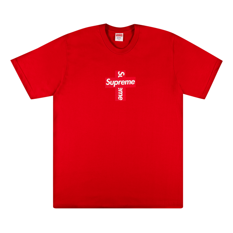 Supreme Cross Box Logo T-Shirt Red