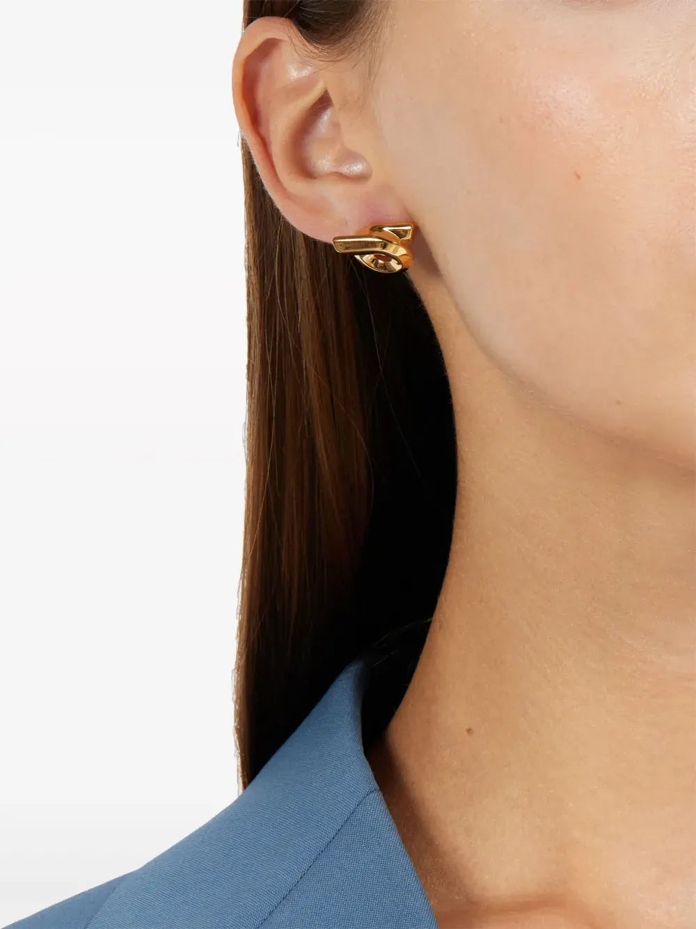 Gancini stud earrings