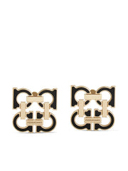 Four Gancini earrings