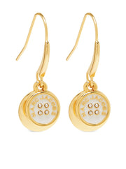 Button Drop earrings