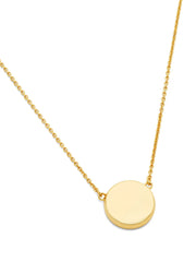 logo-plaque pendant necklace