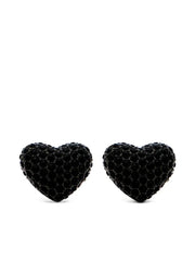 The Pavé Balloon Heart earrings