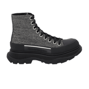 Alexander McQueen Wmns Tread Slick Boot 'Silver Black'