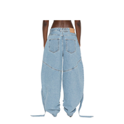 Light Blue Denim Classic Five Pockets Pants