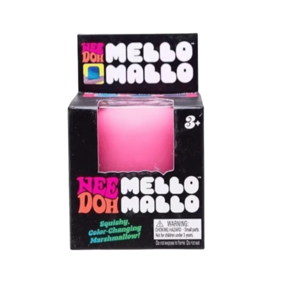 NeeDoh Mello Mallo Squishy Fidget Toy Pink