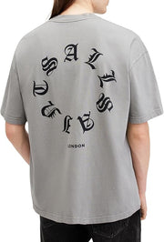 ALL SAINTS FRAKTUR SS GREY TRINITY GREY