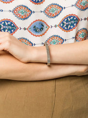 logo-embossed bracelet