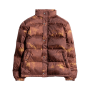 Stussy Aurora Puffer Jacket Brown