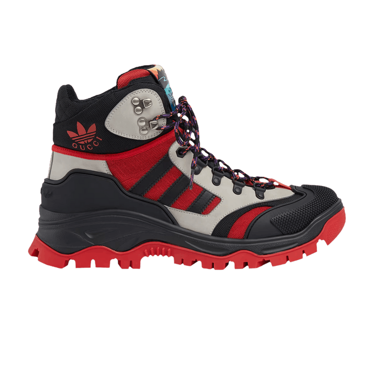 Adidas x Gucci Lace Up Boot Black Red