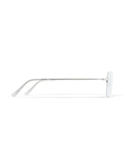 Invisible rectangle-frame sunglasses