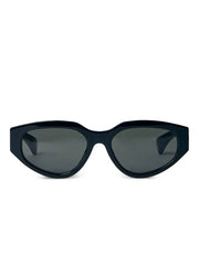 logo-hardware rectangle-frame sunglasses