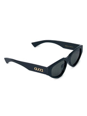 logo-hardware rectangle-frame sunglasses