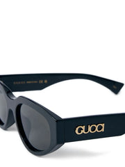 logo-hardware rectangle-frame sunglasses
