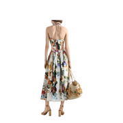 Floral Print Midi Skirt