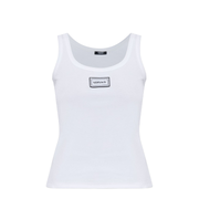90s Vintage Logo Tank Top White