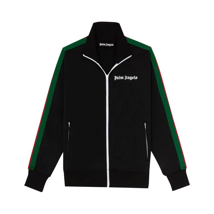 Palm Angels College Track Jacket Black/Green