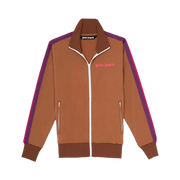 Palm Angels College Track Jacket Brown/Magenta