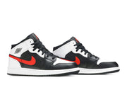 Jordan 1 Mid Black Chile Red GS