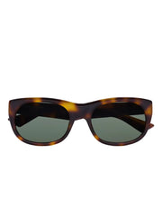 tortoiseshell round sunglasses