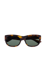 tortoiseshell round sunglasses