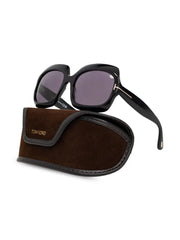 oversize-frame sunglasses