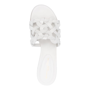 Leather Sandals In White