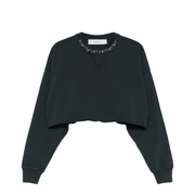Organic Cotton Cropped Sweatshirt
