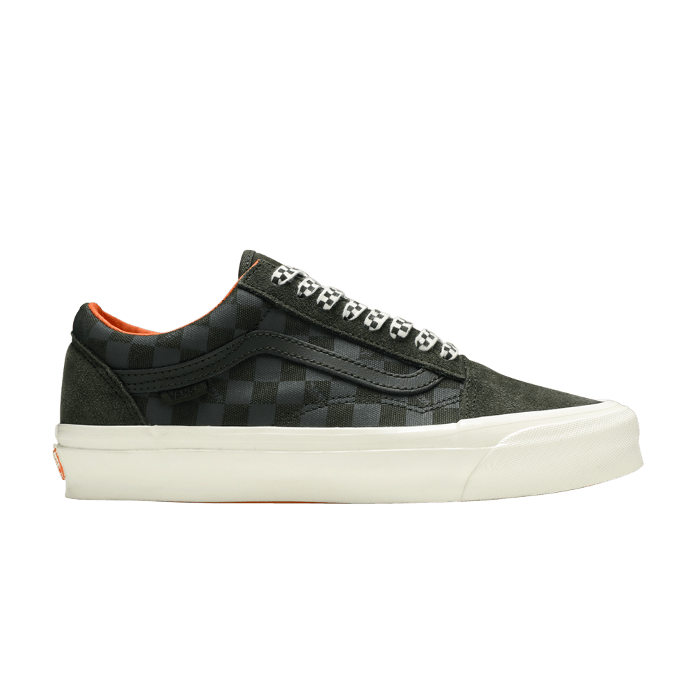 Porter-Yoshida & Co. x Vans OG Old Skool LX Green Floral Checkerboard