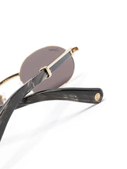 Giverny oval-frame sunglasses