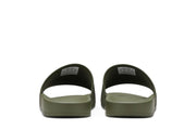 Balenciaga Pool Slides Khaki Black 3D Logo