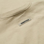 Fear of God Essentials Boxy T-Shirt Applique Logo Olive/Khaki