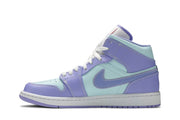 Air Jordan 1 Mid Purple Aqua
