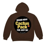 Cactus Jack by Travis Scott x McDonald's Cactus Pack Sticker Hoodie Brown